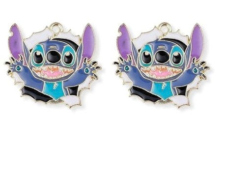 Stitch enamel charms  image 1