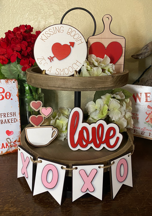 Valentines Day Series- Layered TrayDecor image 0