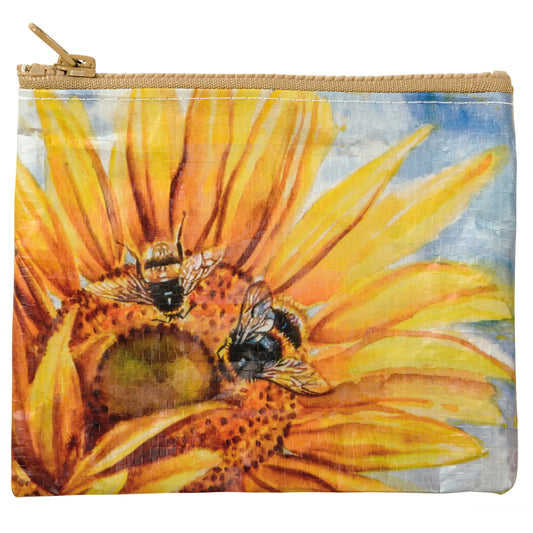 Bee Sunflower Zipper Wallet image 0