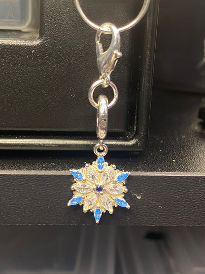 Sterling Silver Snowflake Charms image 3