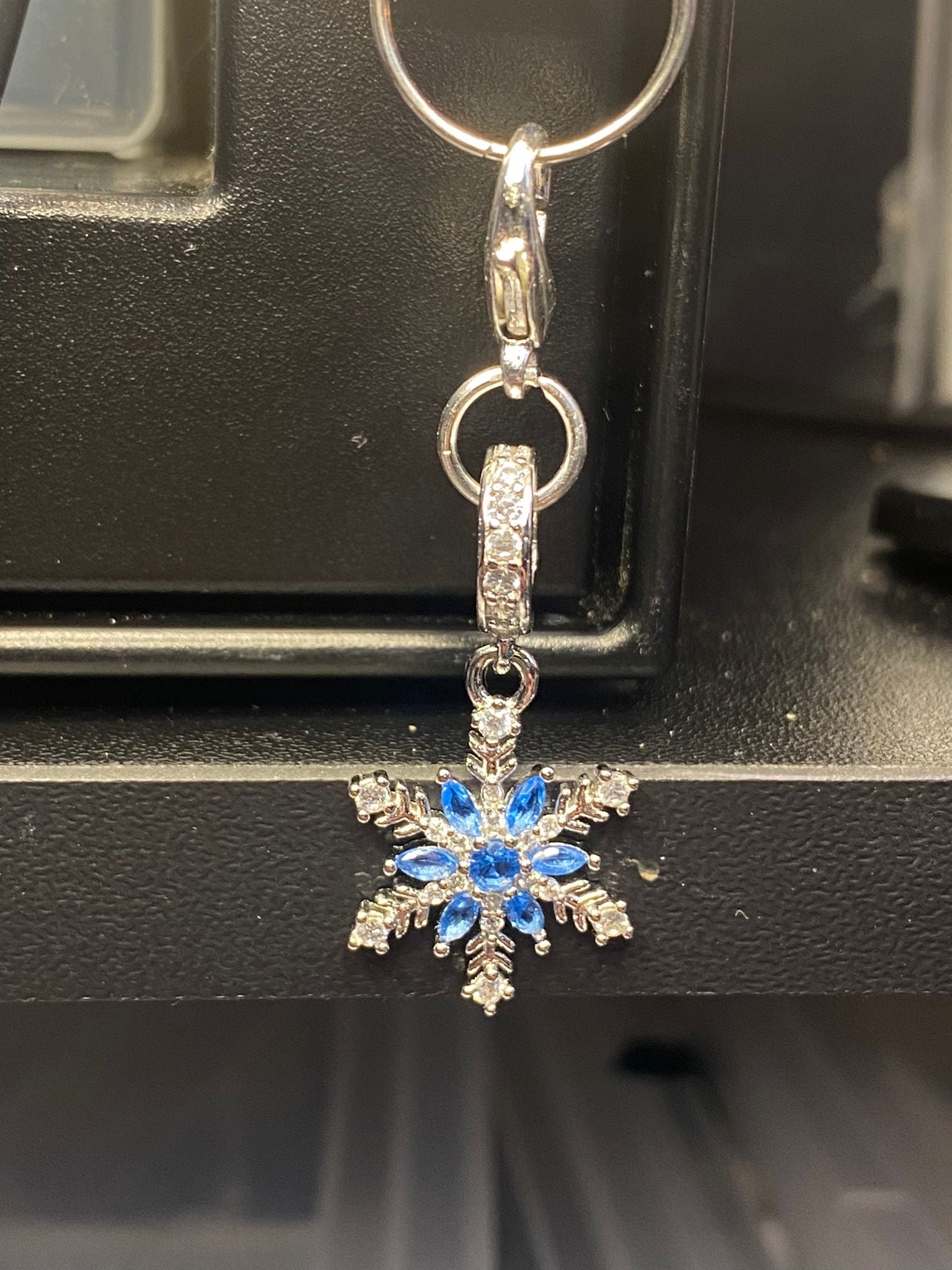 Sterling Silver Snowflake Charms image 1