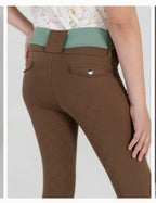 Dapplebay Kids Essential Silicone Full Seat Tights-Chestnut
