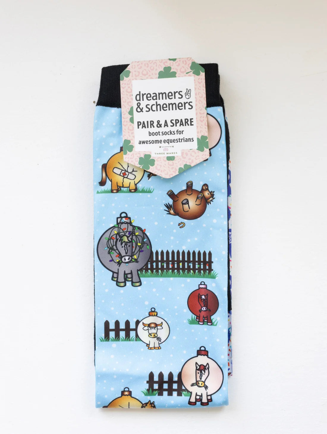 Pasture Ornaments Pair & a Spare Socks