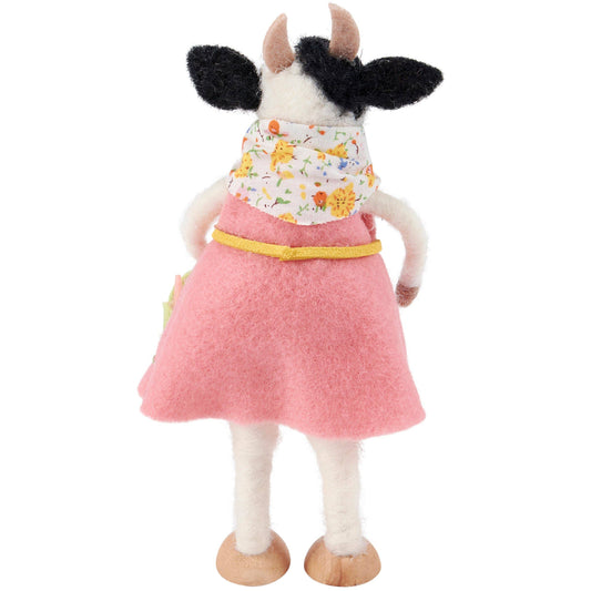 Flower Basket Cow Critter