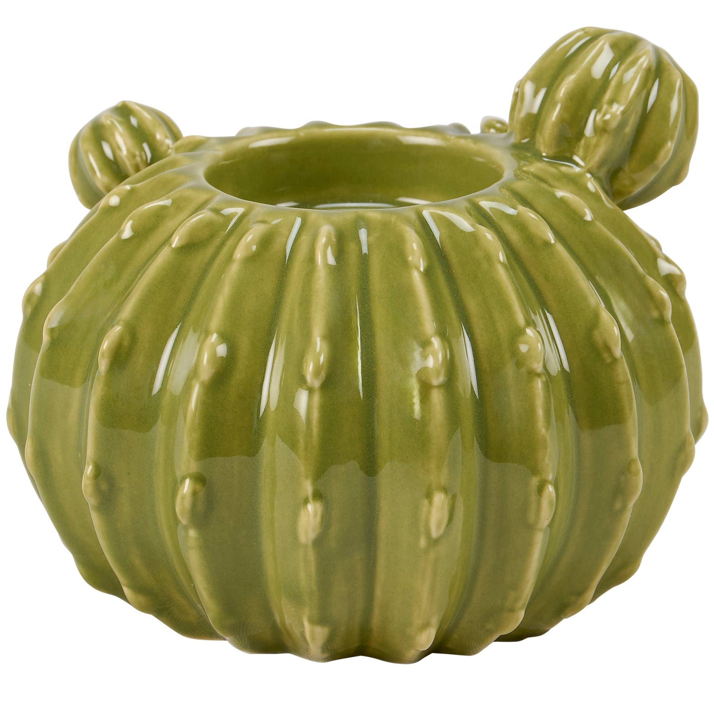 Barrel Cactus Candle Holder