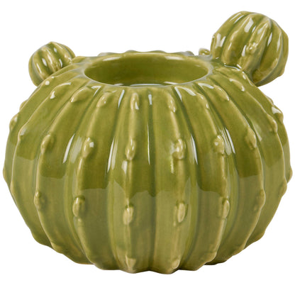 Barrel Cactus Candle Holder
