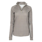 Dapplebay Bay Houndstooth 1/4 Zip Riding Top- CLEARANCE