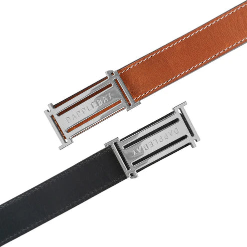 Dapplebay Reversible Jump Belt - Silver