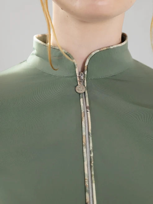 Grace 1/4 Zip LS Riding Top-Rosemary
