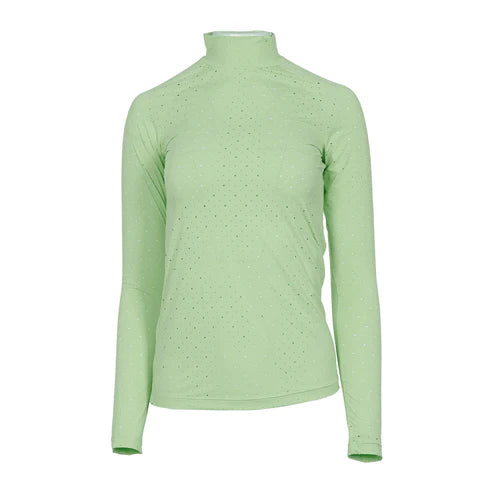 Dapplebay Aircut Mock Neck LS Top