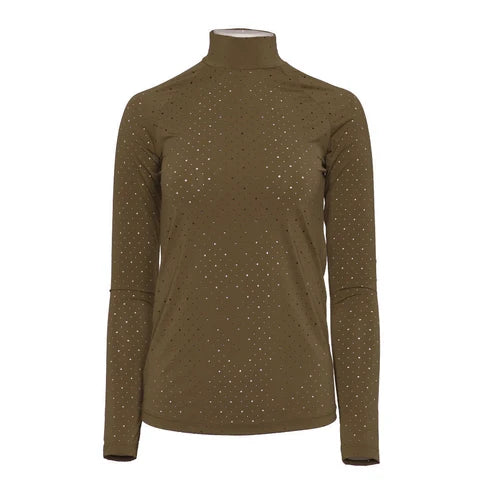 Aircut Mock Neck LS Top
