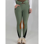 Dapplebay Sport Suede Knee Patch Breeches-Rosemary
