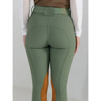 Dapplebay Sport Suede Knee Patch Breeches-Rosemary