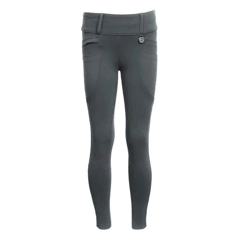 Dapplebay Kids Essential Silicone Full Seat Tights-Graphite