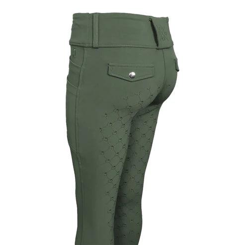 Dapplebay Kids Essential Silicone Full Seat Tights-Rosemary