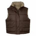Dapplebay Reversible Puffer Vest-Chocolate