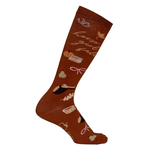 Horse Girl Fall Boot Socks