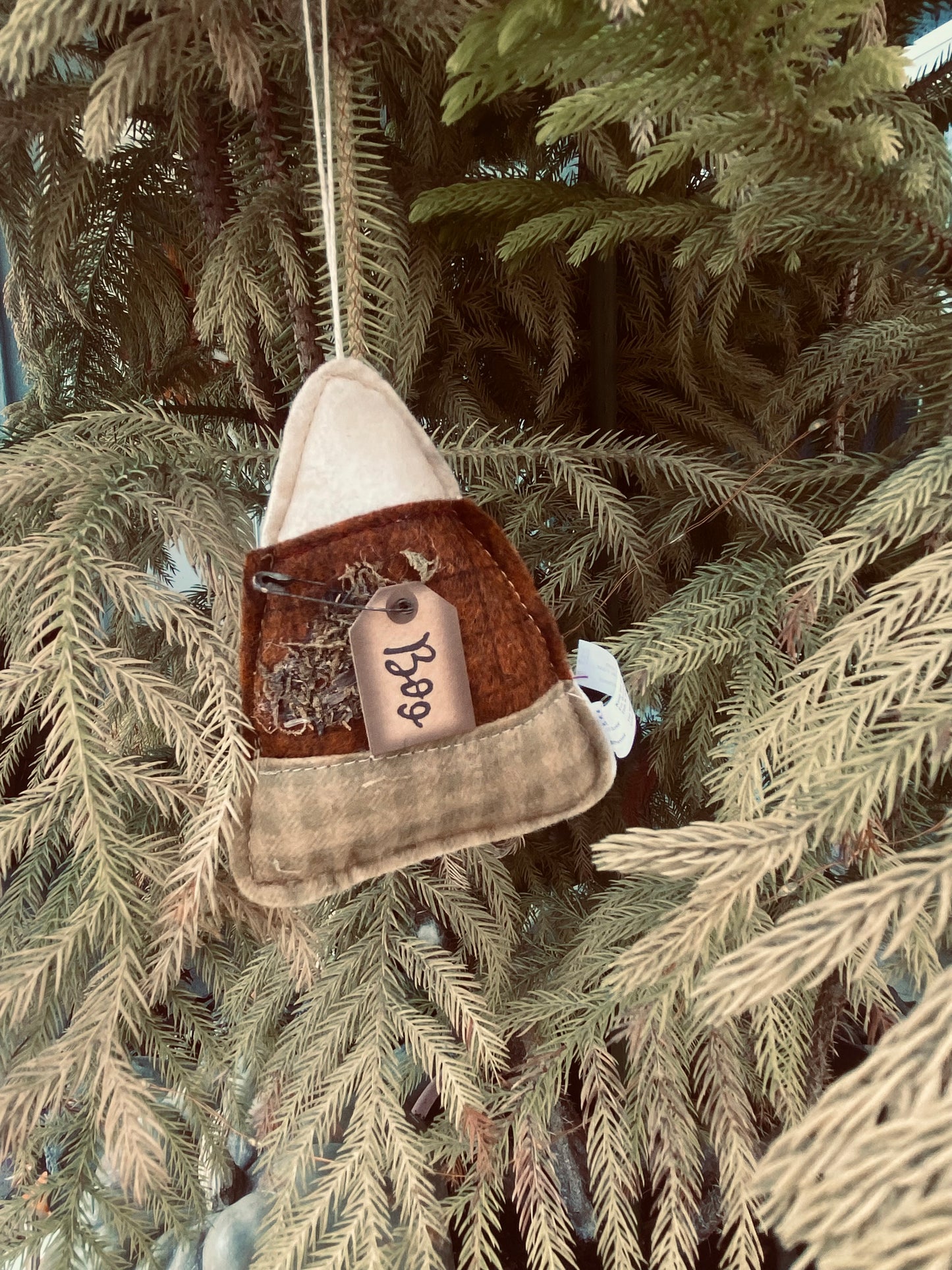 Felt Candy Corn Ornament