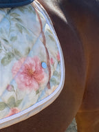 Dapplebay Vintage Floral Jump Saddle Pad