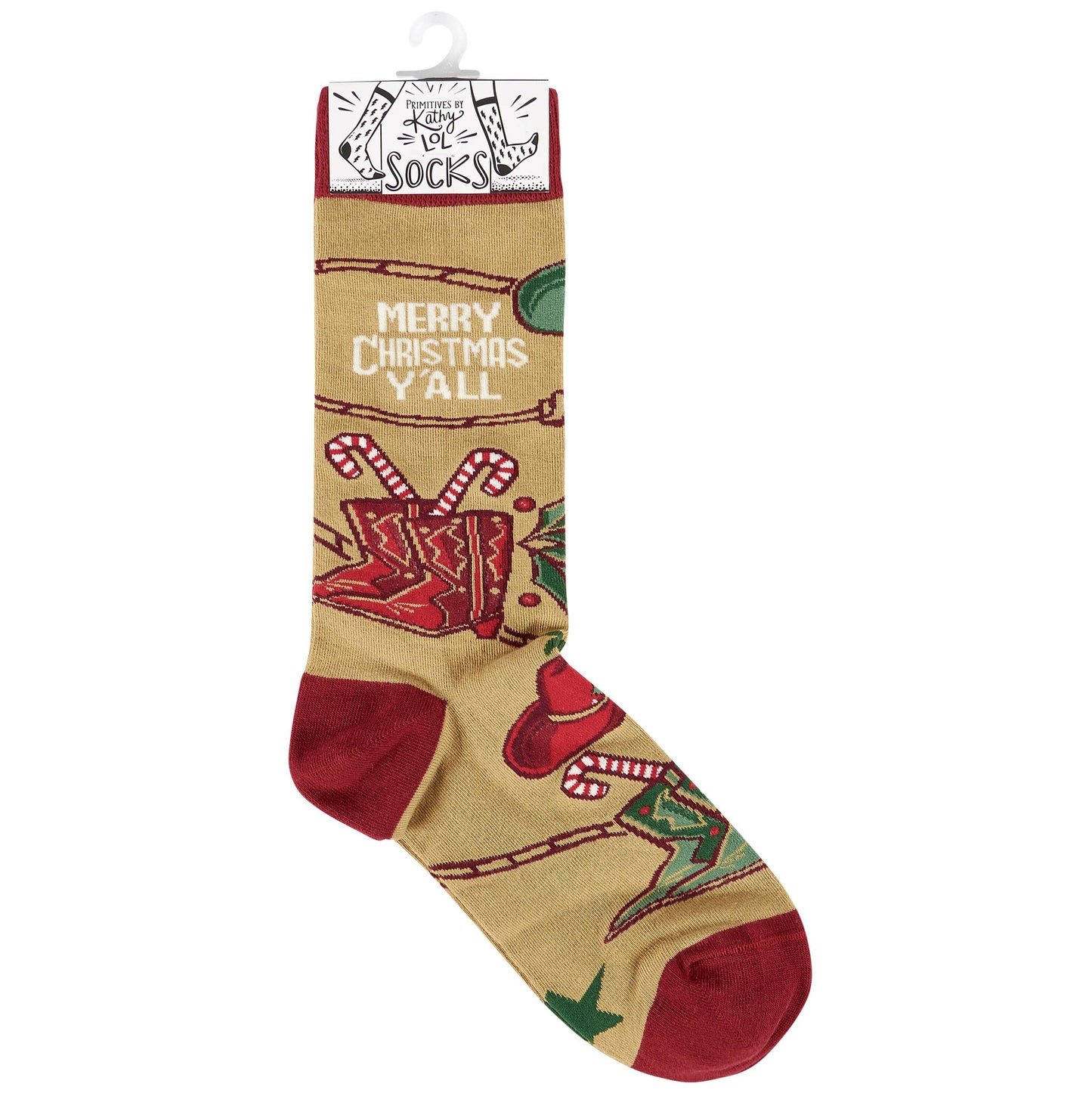 Merry Christmas Y'all Socks