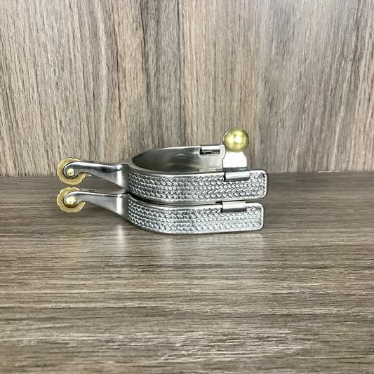 Stainless Steel Rowel Spurs G image 0