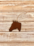 Horse Head Western Ornament image 0