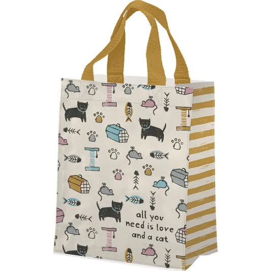 Love and A Cat Daily Tote image 0