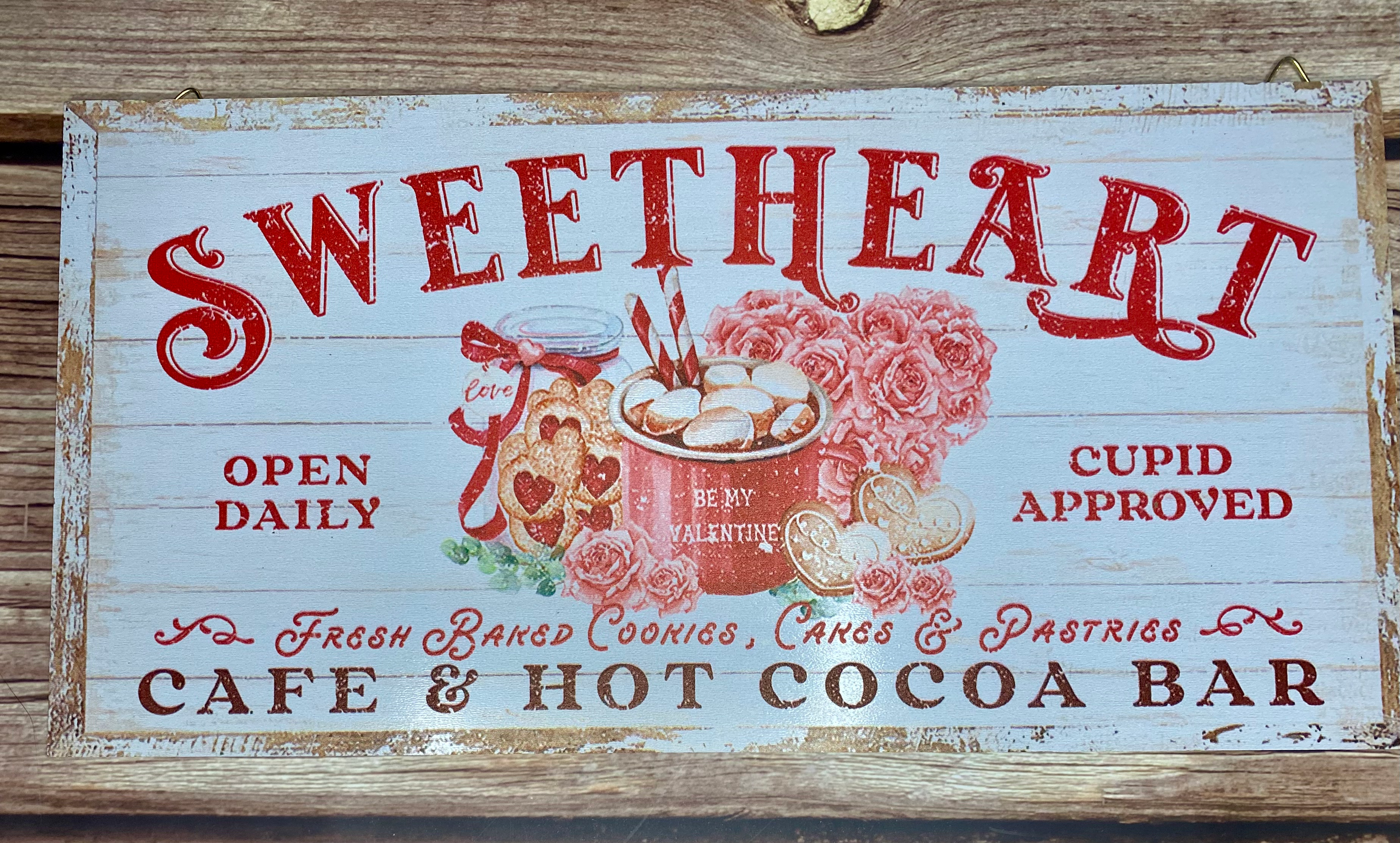 Sweetheart Cafe & Hot Cocoa Sign image 0