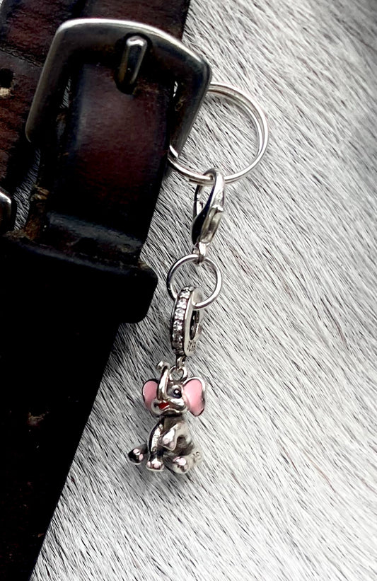 Pink Elephant Charm image 0