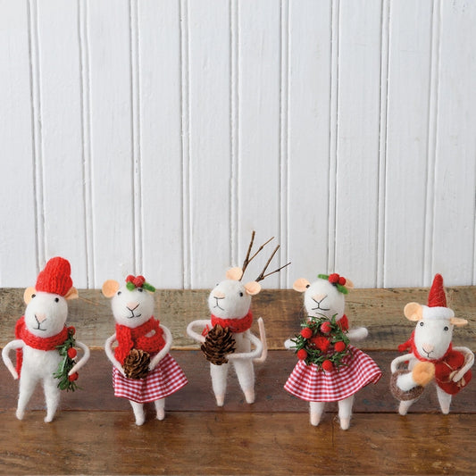 Christmas Mice Critter Set image 0