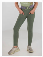 Dapplebay Kids Essential Silicone Full Seat Tights-Rosemary