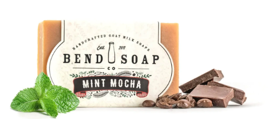 Mint Mocha Goat Milk Soap (Full Size 4.5oz) image 0