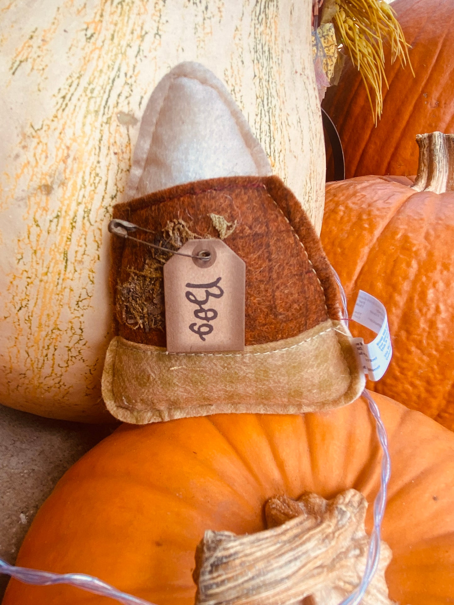 Felt Candy Corn Ornament