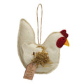 Felt Farm Life Chicken Ornament image 0