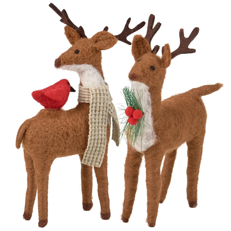 Cardinal & Deer Critter Set image 2