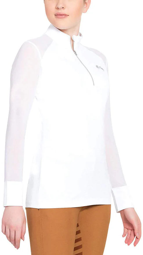 Equine Couture Ladies Erna EquiCool Long Sleeve Sun Shirt image 0