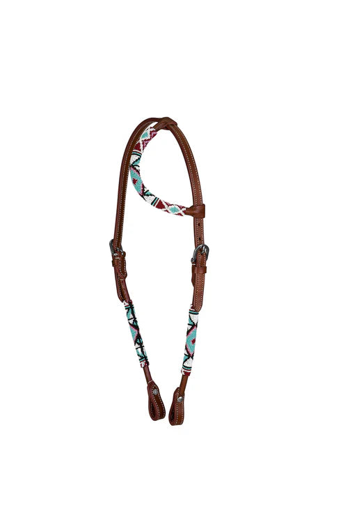 Western Beaded One Ear Headstall image 0