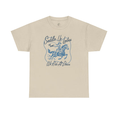 SADDLE UP-  Cotton Tee