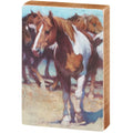Painted Horse Block Sign image 0