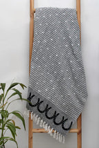 AWST Int'l Cotton Throw Horseshoes Blanket  image 0