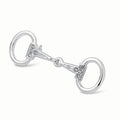 Small Silver Plated Snaffle Bit Stock Pin image 3