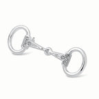 Small Silver Plated Snaffle Bit Stock Pin image 3