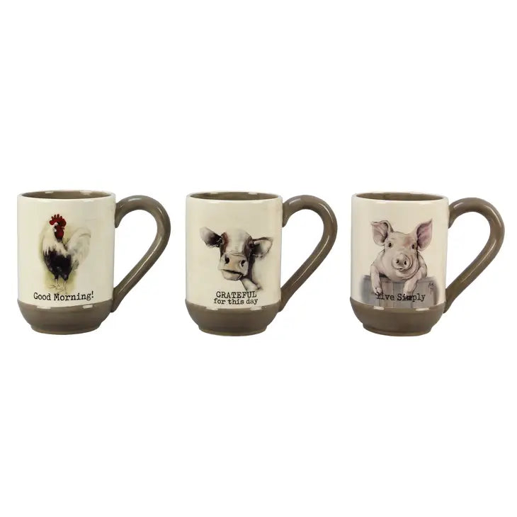 Ceramic Farmhouse Mugs image 0