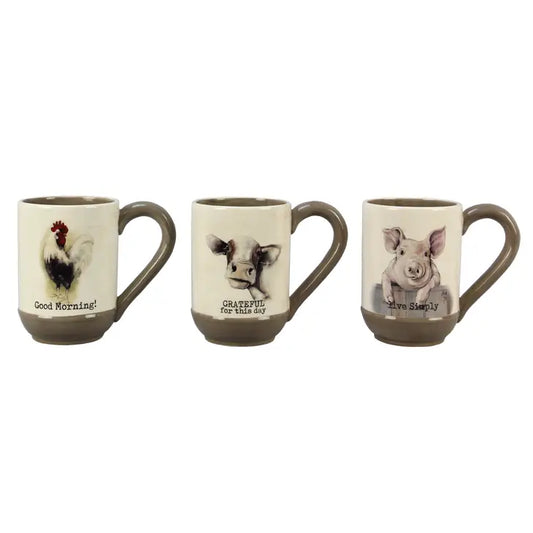 Ceramic Farmhouse Mugs image 0