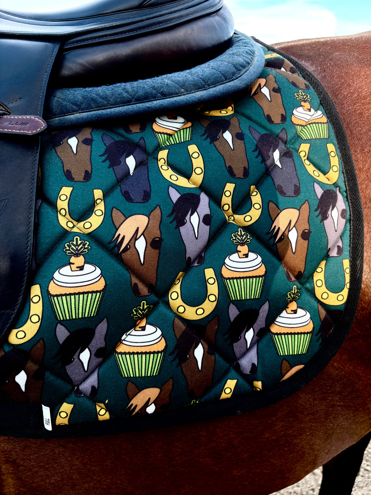Carrot Cake Saddle Pad