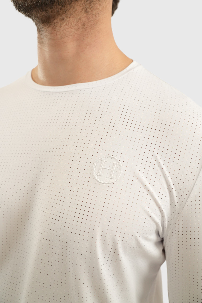 Bluveo Mens Long Sleeve Crew Neck Exercise Shirt