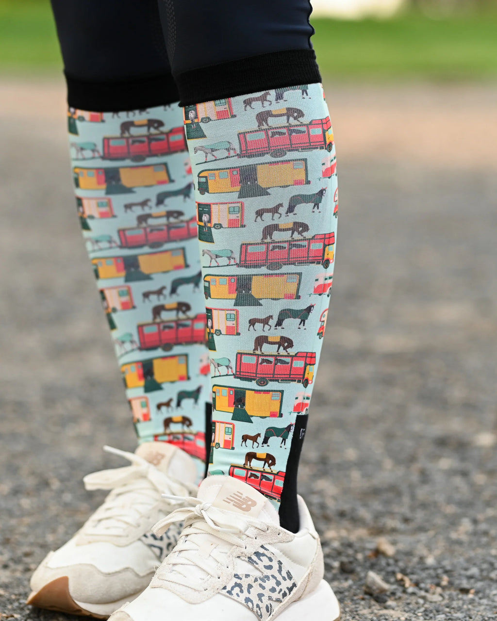 THE PONY ISLAND RETRO TRAILERS PAIR & A SPARE SOCKS