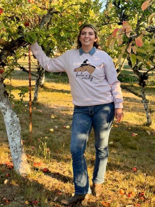 Dapplebay Ladies Feelin' Witchy Sweatshirt