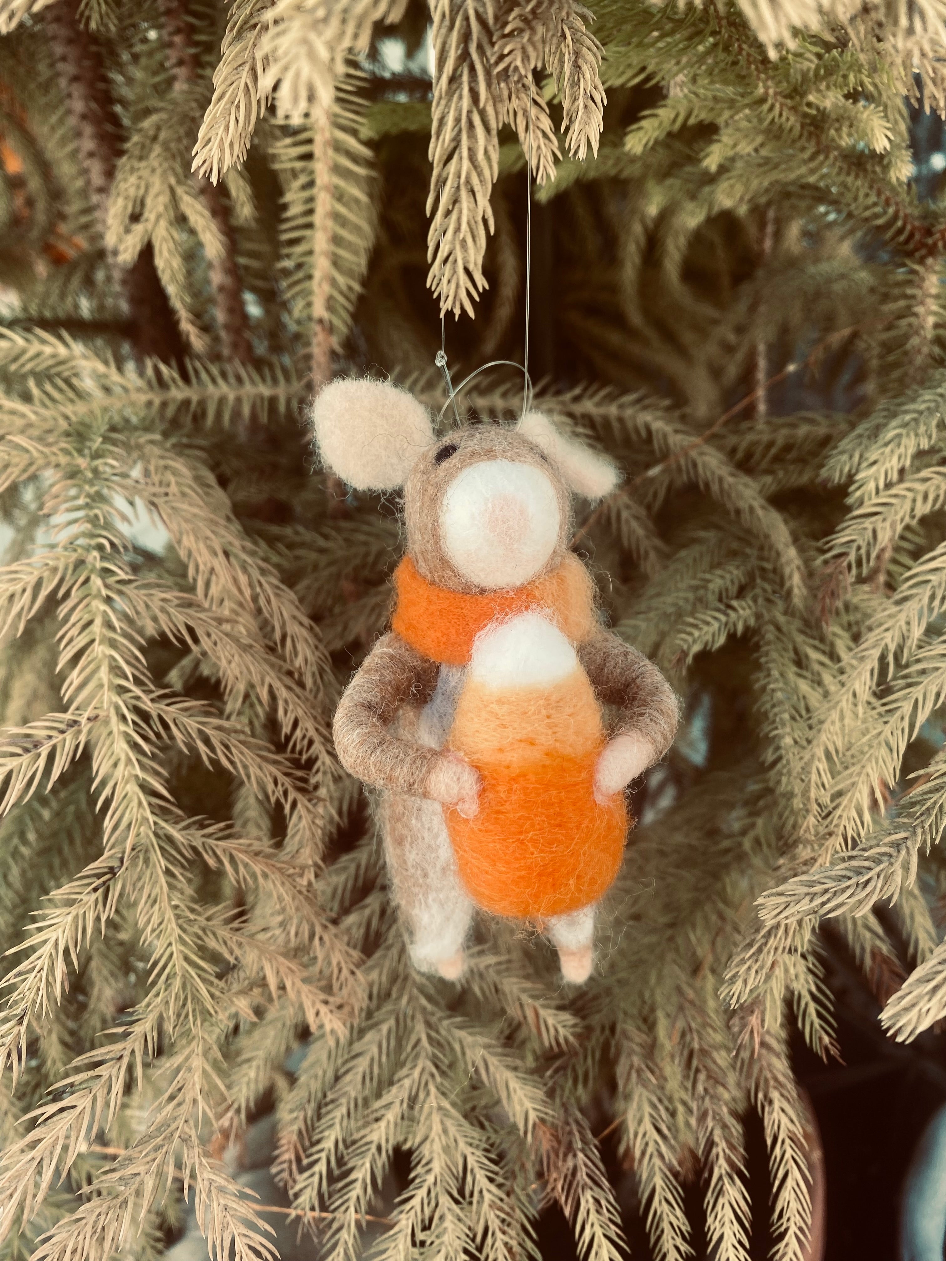 Candy Corn Mouse Critter