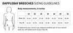 Dapplebay Sport Silicone Knee Patch Breeches-Rust
